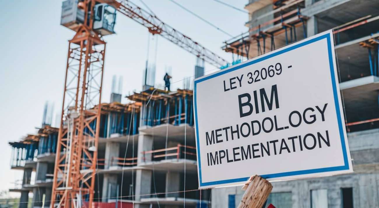 ¿Cómo impacta la implementación de la metodología BIM en la gestión de obras públicas según la Ley 32069?